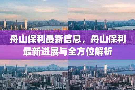 舟山保利最新信息，舟山保利最新进展与全方位解析