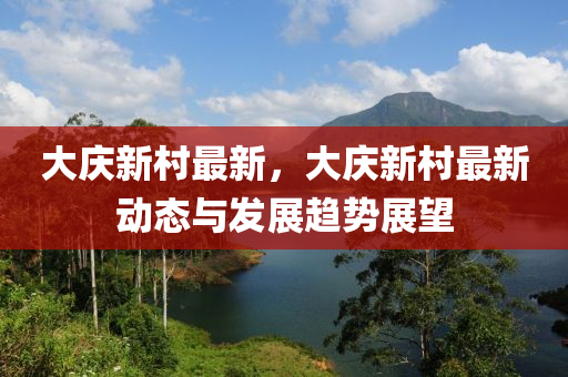 大庆新村最新，大庆新村最新动态与发展趋势展望