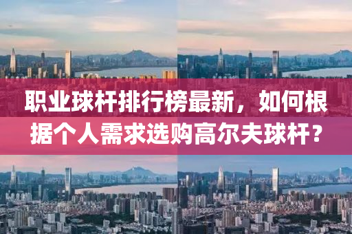 职业球杆排行榜最新，如何根据个人需求选购高尔夫球杆？