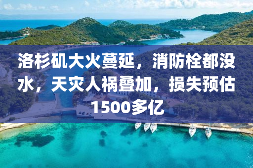洛杉矶大火蔓延，消防栓都没水，天灾人祸叠加，损失预估1500多亿