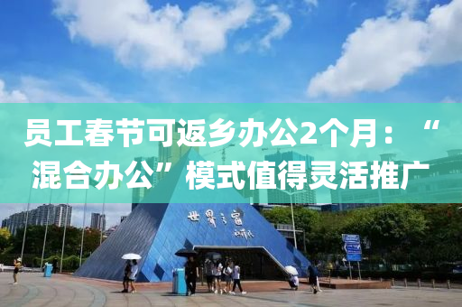 员工春节可返乡办公2个月：“混合办公”模式值得灵活推广