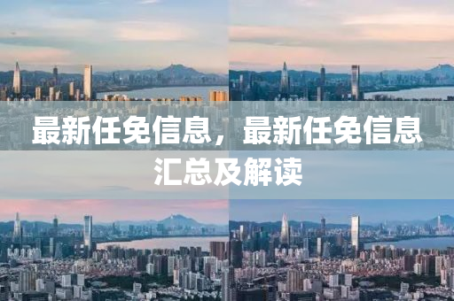 最新任免信息，最新任免信息汇总及解读