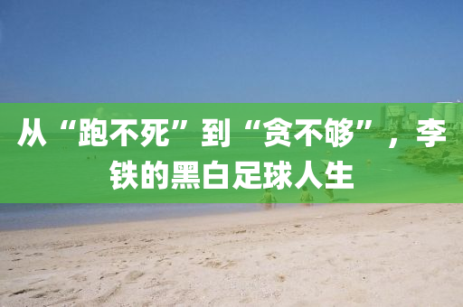 从“跑不死”到“贪不够”，李铁的黑白足球人生