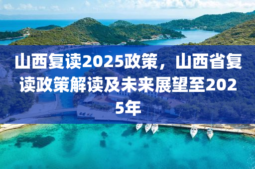 山西复读2025政策，山西省复读政策解读及未来展望至2025年