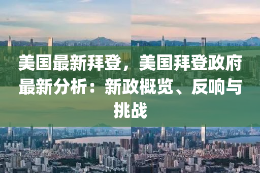 美国最新拜登，美国拜登政府最新分析：新政概览、反响与挑战