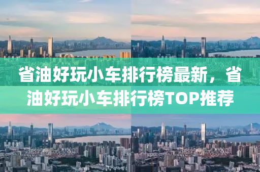 省油好玩小车排行榜最新，省油好玩小车排行榜TOP推荐