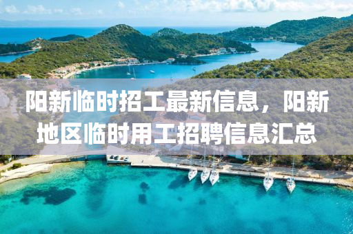 阳新临时招工最新信息，阳新地区临时用工招聘信息汇总