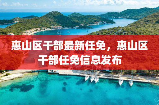 惠山区干部最新任免，惠山区干部任免信息发布