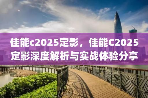 佳能c2025定影，佳能C2025定影深度解析与实战体验分享