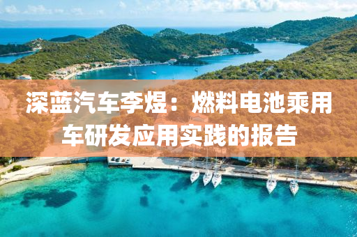 深蓝汽车李煜：燃料电池乘用车研发应用实践的报告