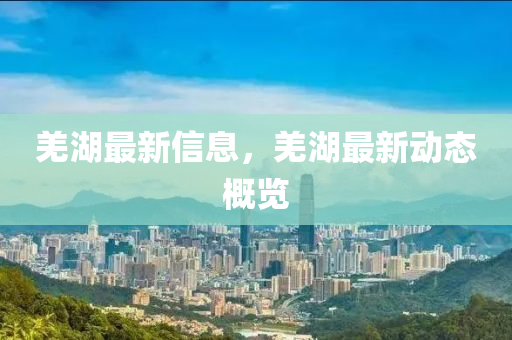 羌湖最新信息，羌湖最新动态概览