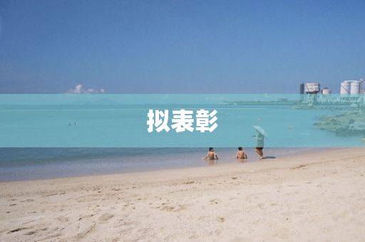 拟表彰