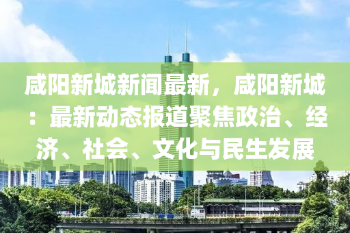 咸阳新城新闻最新，咸阳新城：最新动态报道聚焦政治、经济、社会、文化与民生发展