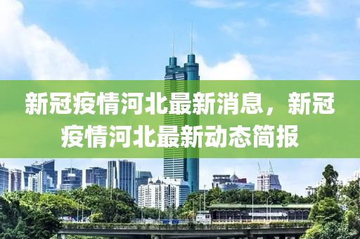 新冠疫情河北最新消息，新冠疫情河北最新动态简报