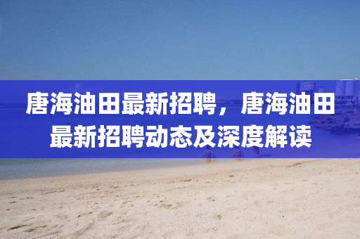 唐海油田最新招聘，唐海油田最新招聘动态及深度解读