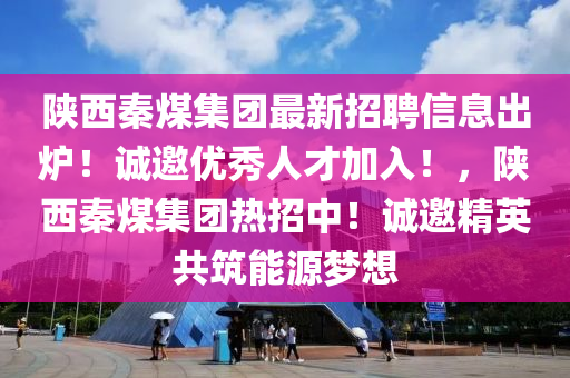陕西秦煤集团最新招聘信息出炉！诚邀优秀人才加入！，陕西秦煤集团热招中！诚邀精英共筑能源梦想