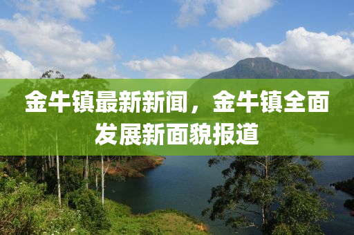 金牛镇最新新闻，金牛镇全面发展新面貌报道