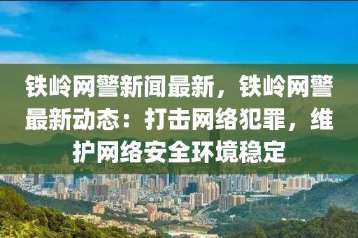 铁岭网警新闻最新，铁岭网警最新动态：打击网络犯罪，维护网络安全环境稳定