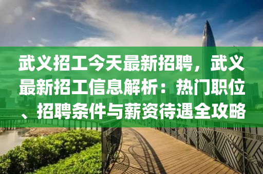 武义招工今天最新招聘，武义最新招工信息解析：热门职位、招聘条件与薪资待遇全攻略