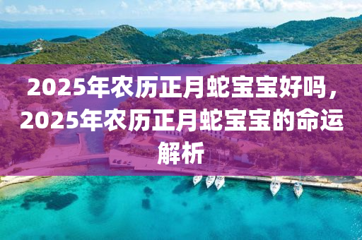 2025年农历正月蛇宝宝好吗，2025年农历正月蛇宝宝的命运解析
