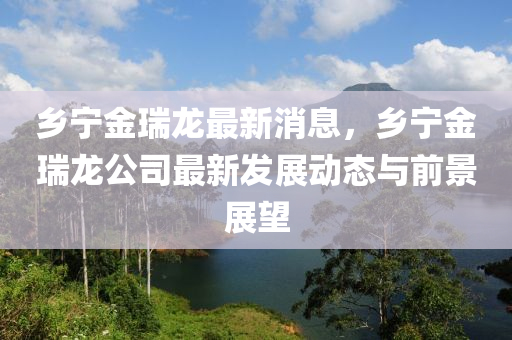 乡宁金瑞龙最新消息，乡宁金瑞龙公司最新发展动态与前景展望