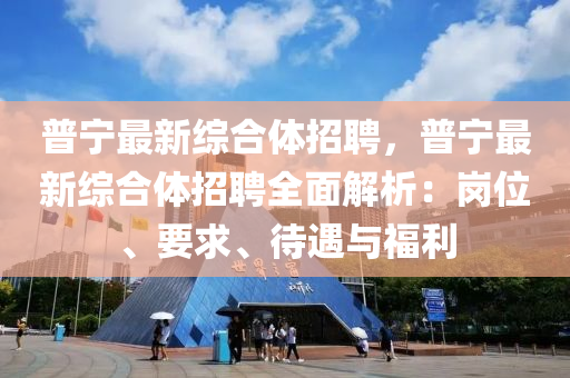 普宁最新综合体招聘，普宁最新综合体招聘全面解析：岗位、要求、待遇与福利