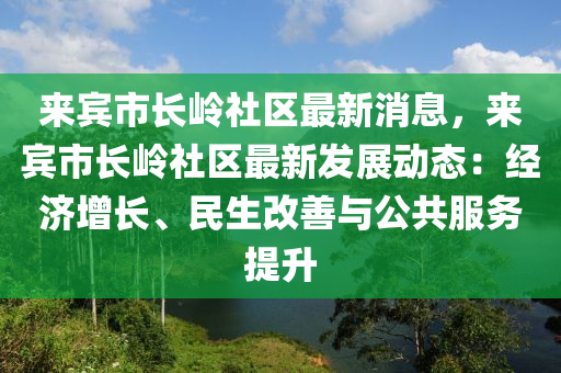 来宾市长岭社区最新消息，来宾市长岭社区最新发展动态：经济增长、民生改善与公共服务提升