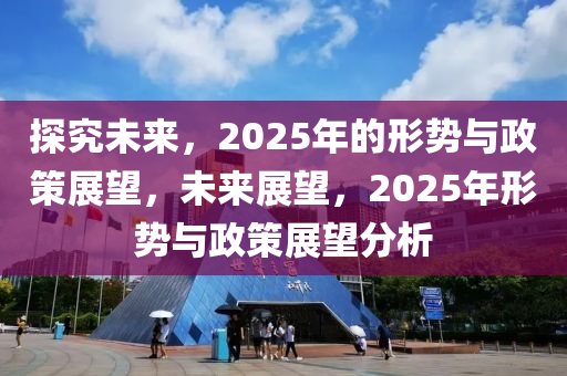 探究未来，2025年的形势与政策展望，未来展望，2025年形势与政策展望分析