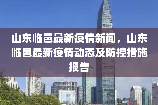 山东临邑最新疫情新闻，山东临邑最新疫情动态及防控措施报告