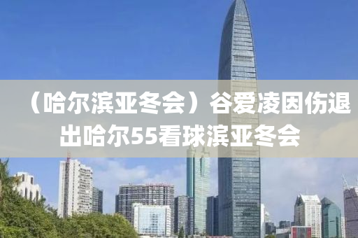 （哈尔滨亚冬会）谷爱凌因伤退出哈尔55看球滨亚冬会