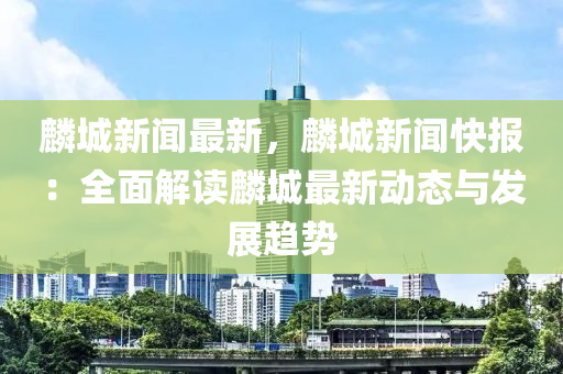 麟城新闻最新，麟城新闻快报：全面解读麟城最新动态与发展趋势