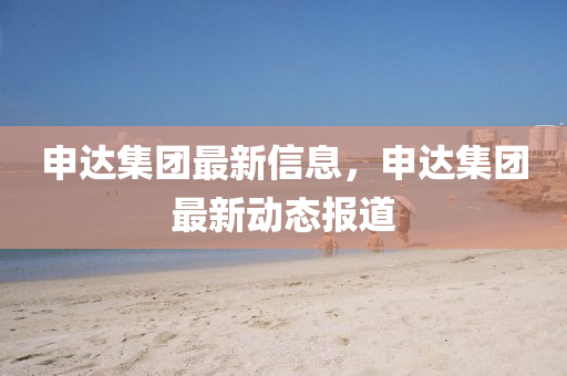 申达集团最新信息，申达集团最新动态报道