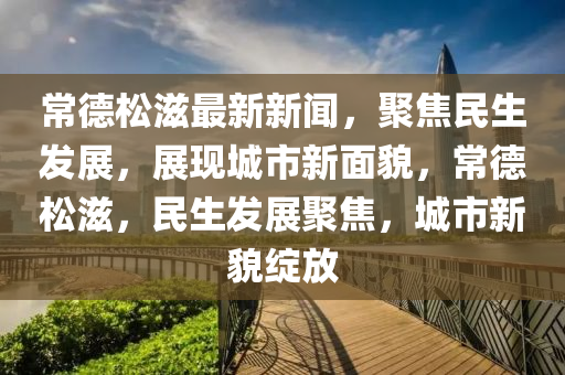 常德松滋最新新闻，聚焦民生发展，展现城市新面貌，常德松滋，民生发展聚焦，城市新貌绽放