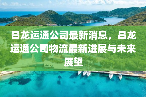 昌龙运通公司最新消息，昌龙运通公司物流最新进展与未来展望