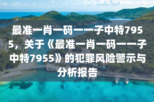 最准一肖一码一一子中特7955，关于《最准一肖一码一一子中特7955》的犯罪风险警示与分析报告