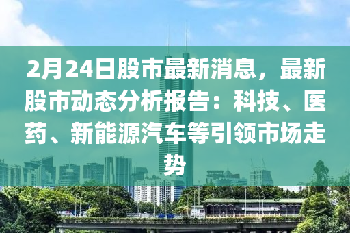 2月24日股市最新消息，最新股市动态分析报告：科技、医药、新能源汽车等引领市场走势