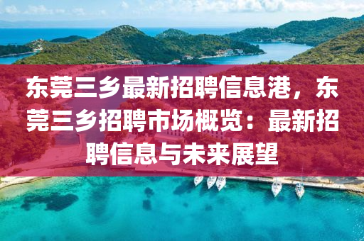 东莞三乡最新招聘信息港，东莞三乡招聘市场概览：最新招聘信息与未来展望
