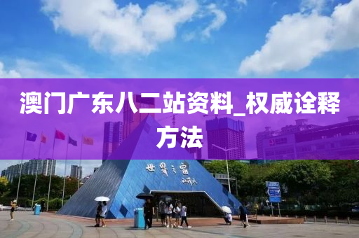 澳门广东八二站资料_权威诠释方法