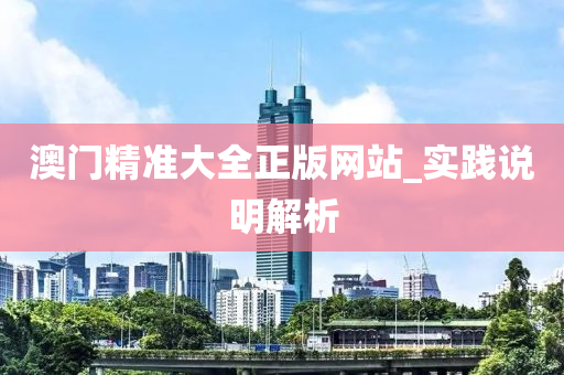 澳门精准大全正版网站_实践说明解析