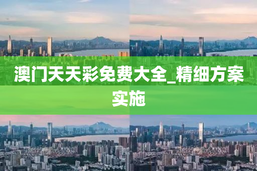 澳门天天彩免费大全_精细方案实施