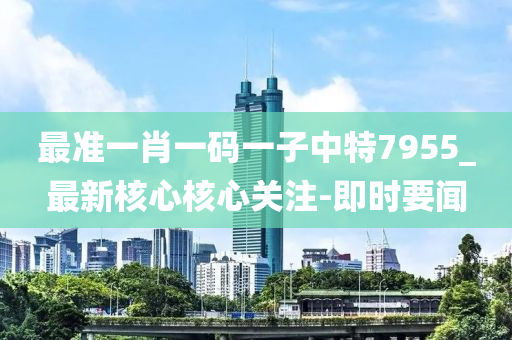 最准一肖一码一子中特7955_最新核心核心关注