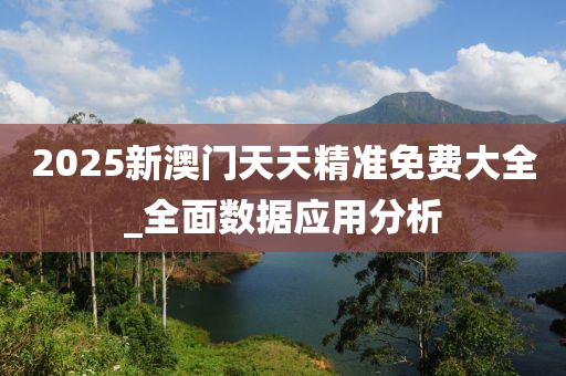 2025新澳门天天精准免费大全_全面数据应用分析