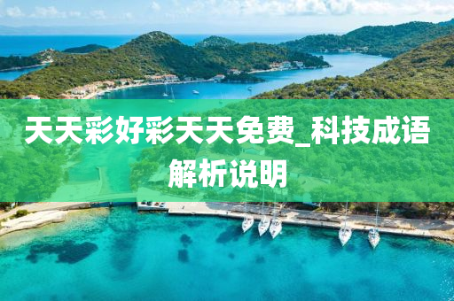 天天彩好彩天天免费_科技成语解析说明