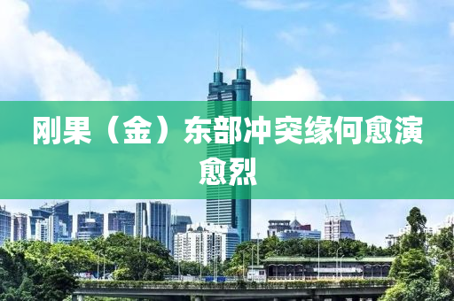 刚果（金）东部冲突缘何愈演愈烈