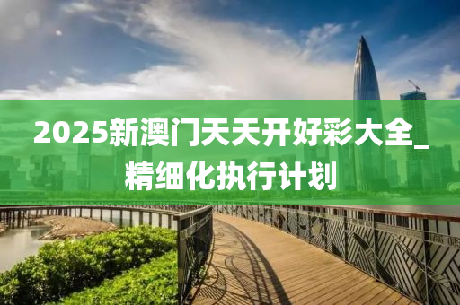 2025新澳门天天开好彩大全_精细化执行计划