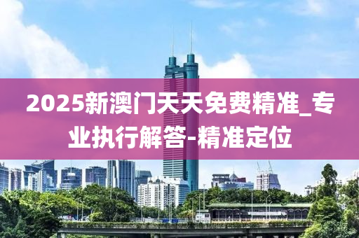 2025新澳门天天免费精准_专业执行解答-精准定位