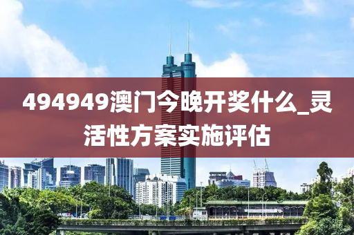 494949澳门今晚开奖什么_灵活性方案实施评估