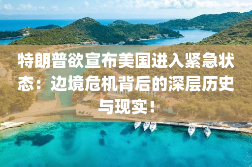 特朗普欲宣布美国进入紧急状态：边境危机背后的深层历史与现实！