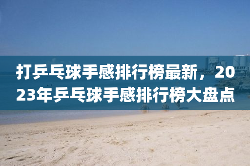 打乒乓球手感排行榜最新，2023年乒乓球手感排行榜大盘点