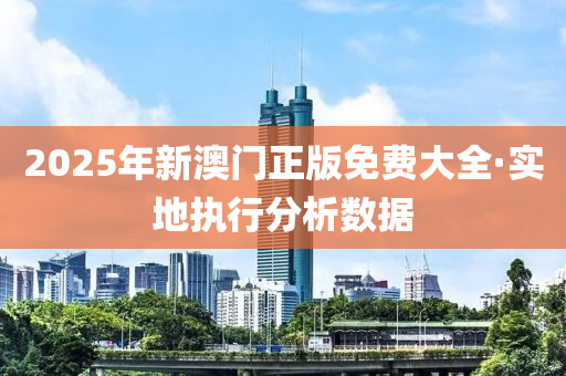 2025年新澳门正版免费大全·实地执行分析数据